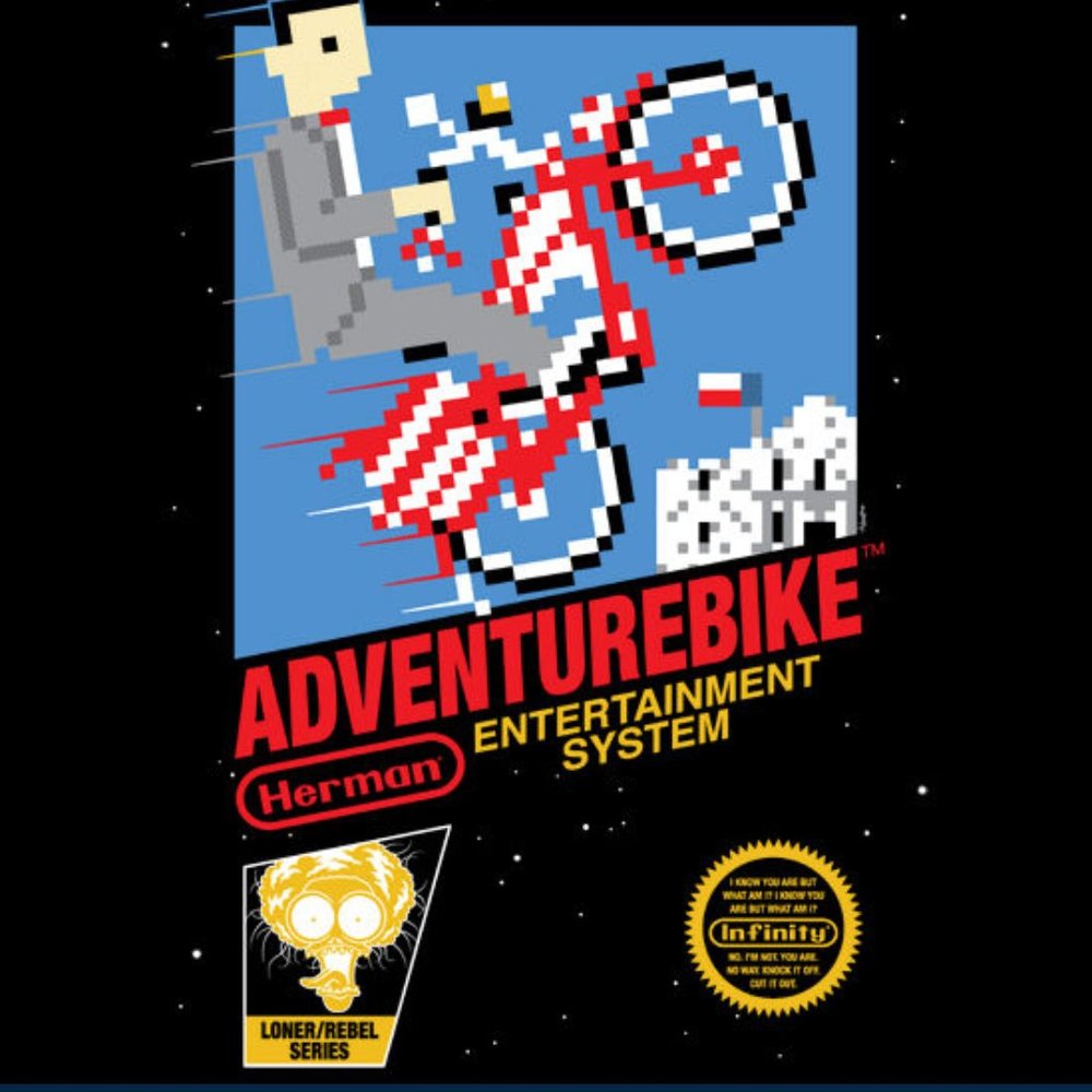 PEE WEE HERMAN & EXCITE BIKE MASHUP SHIRT